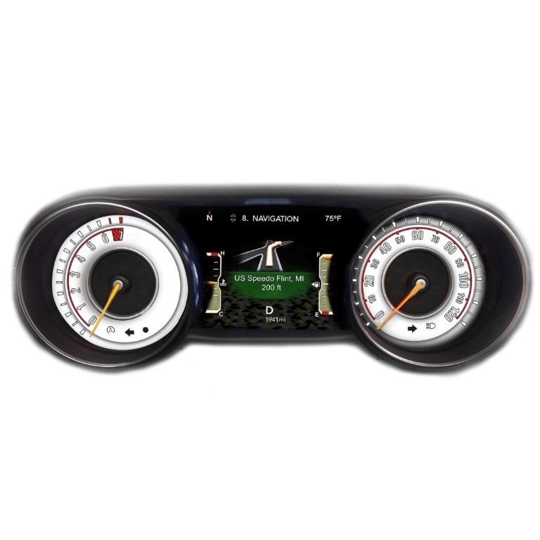 Jeep Cluster White