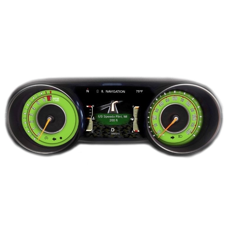 Jeep Cluster Green
