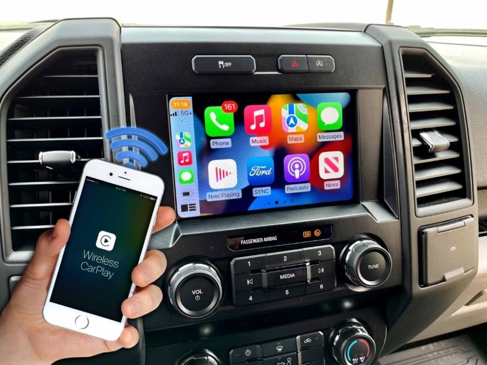 2019-2020 Ford F-150 Sync 3 to Sync 4 with Wireless Apple CarPlay™ and Android Auto™ Upgrade