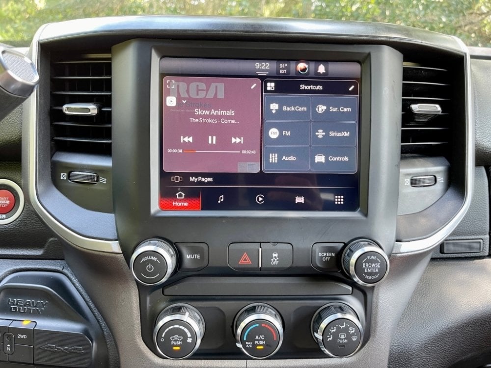 OEM Ram UBD home screen