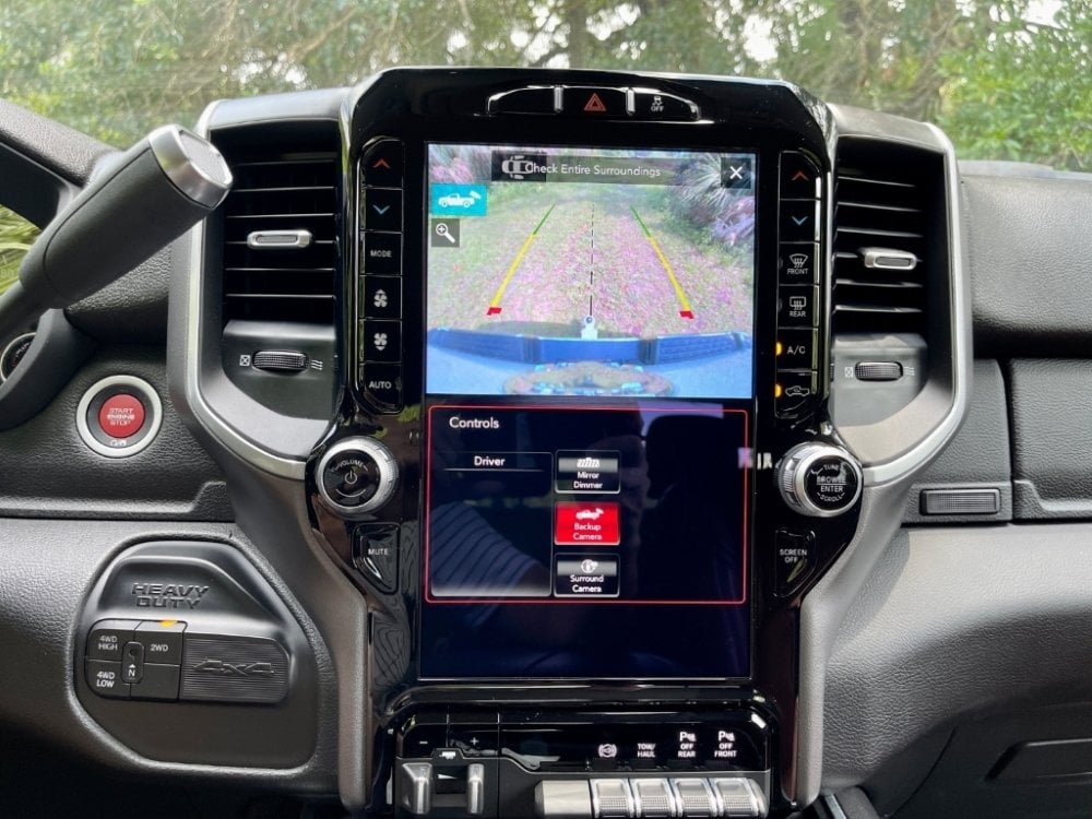 2019-2022 Ram 2500HD 3500HD Uconnect 4™ UAX 4C NAV 12" Display with Apple CarPlay™ I Android Auto™