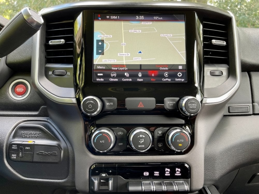 2019-2021 Ram 2500HD 3500HD Uconnect 4™ UAV 4C NAV 8.4" Display with Apple CarPlay™ I Android Auto™