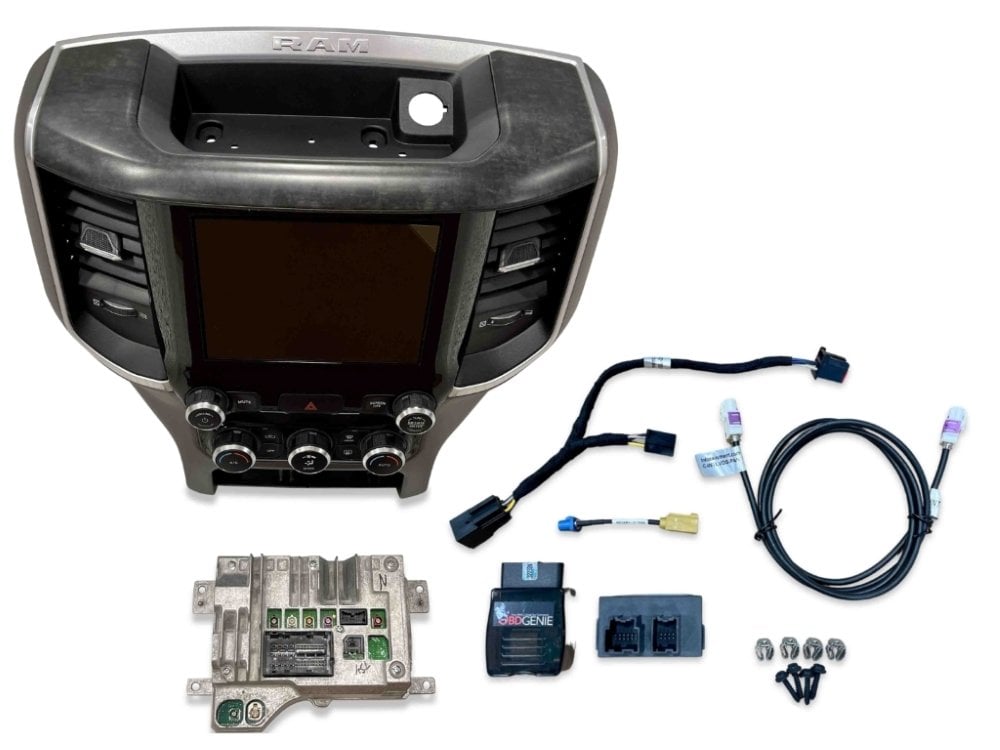 2019-2021 RAM Heavy Duty UAV Radio Uconnect 4C NAV with 8.4-Inch Display including Apple CarPlay / Android Auto Upgrade