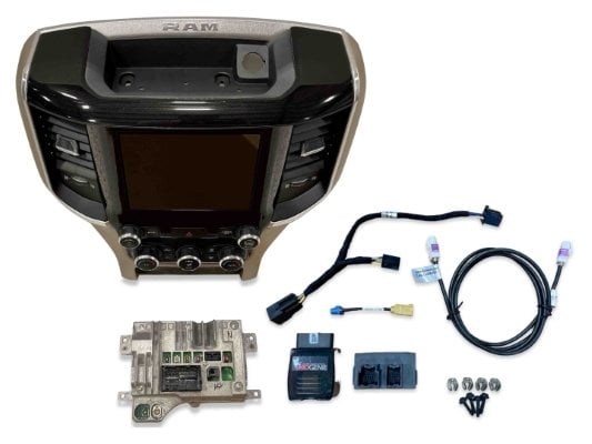 2019-2021 RAM Heavy Duty UAV Radio Uconnect 4C NAV with 8.4-Inch Display including Apple CarPlay / Android Auto Upgrade