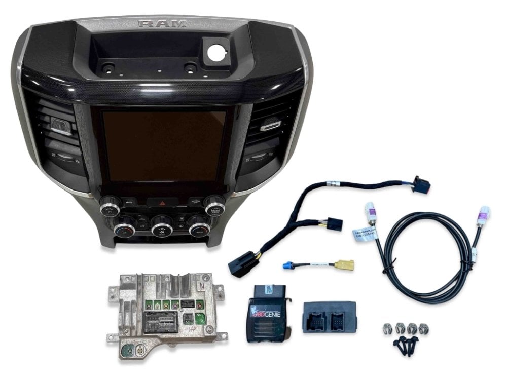 2019-2021 RAM Heavy Duty UAV Radio Uconnect 4C NAV with 8.4-Inch Display including Apple CarPlay / Android Auto Upgrade