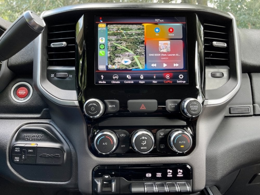 2019-2021 Ram 2500HD 3500HD Uconnect 4™ UAV 4C NAV 8.4" Display with Apple CarPlay™ I Android Auto™