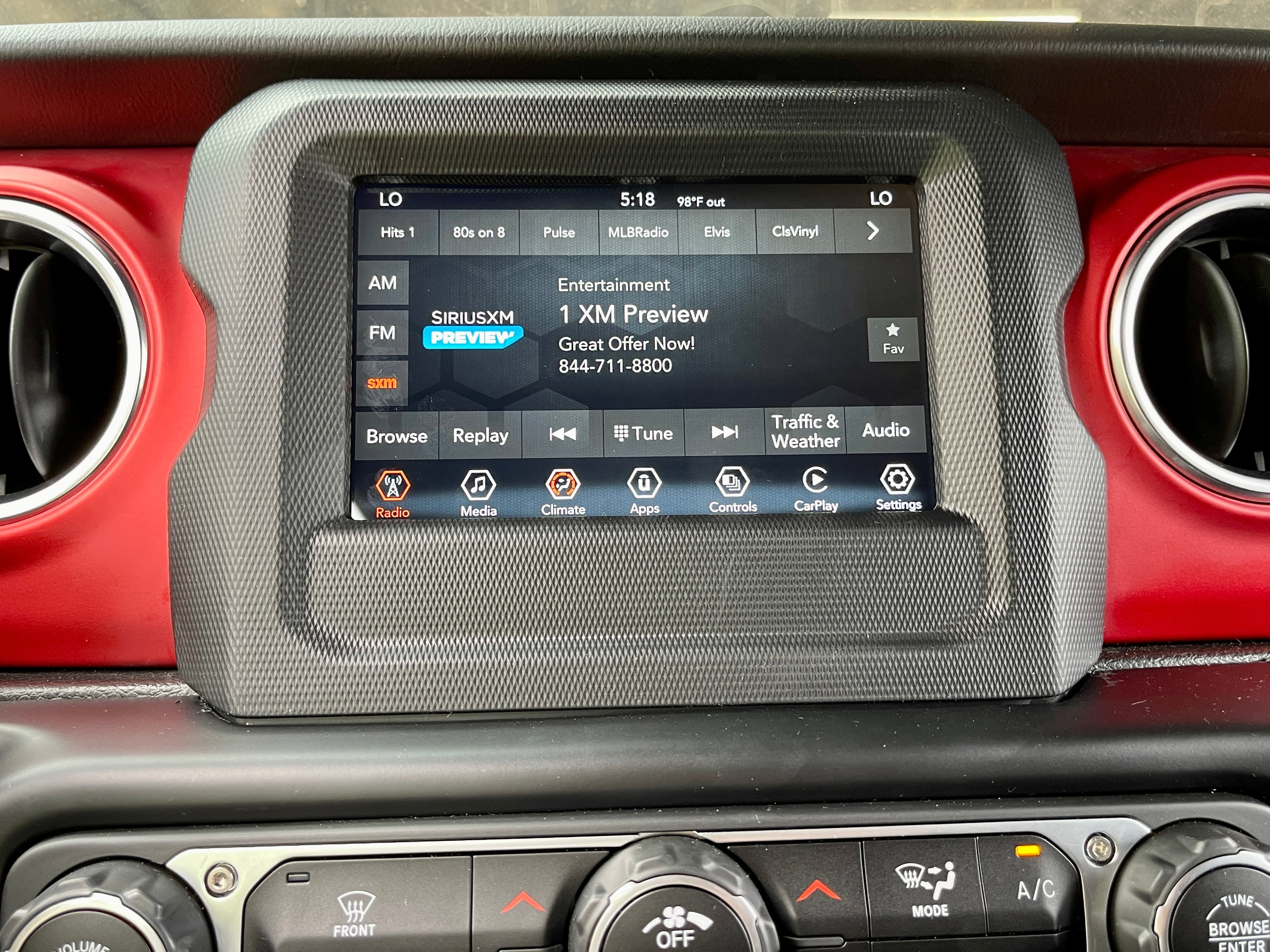 2018-2023 Jeep Wrangler JL Uconnect 4™ UAG 7" Display with Apple CarPlay™ I Android Auto™