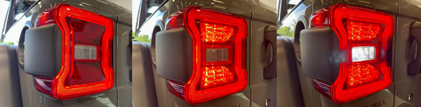 2018-2026 Jeep Wrangler JL Factory OEM LED Tail Light Assembly Upgrade