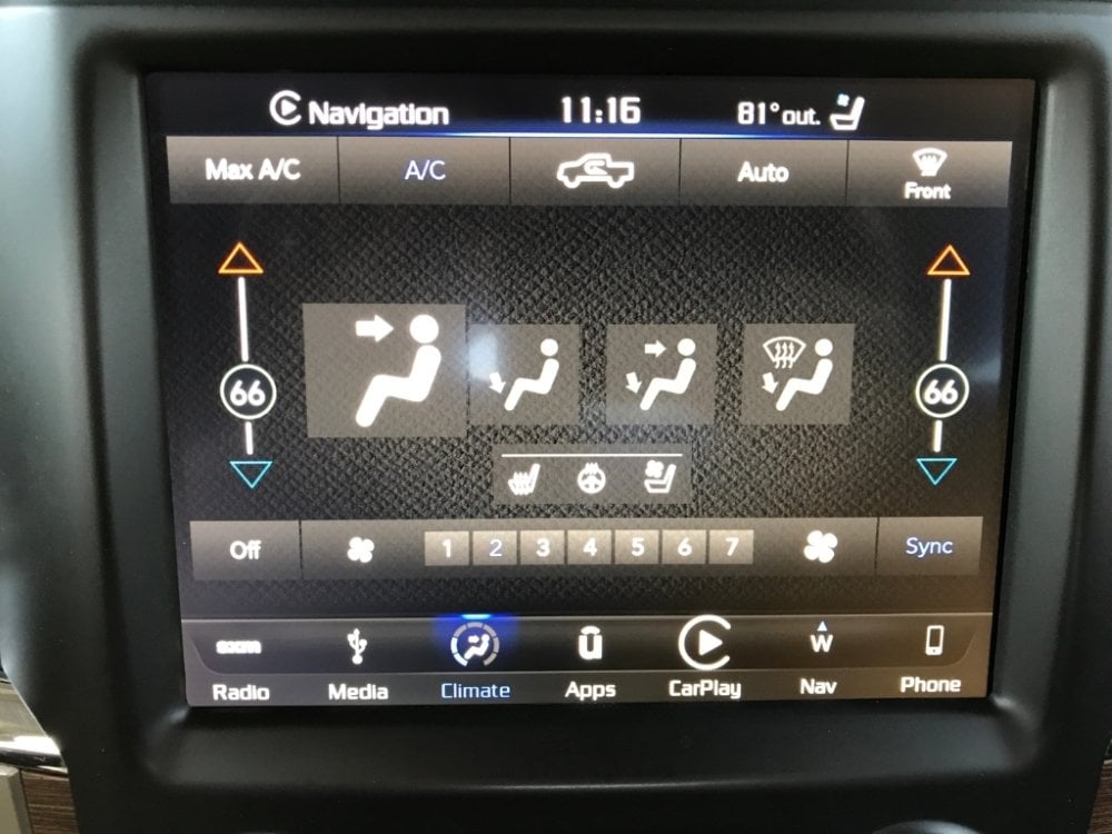 2014-2020 Dodge Durango Uconnect 4™ UAQ 4C NAV 8.4" Display with Apple CarPlay™ I Android Auto™