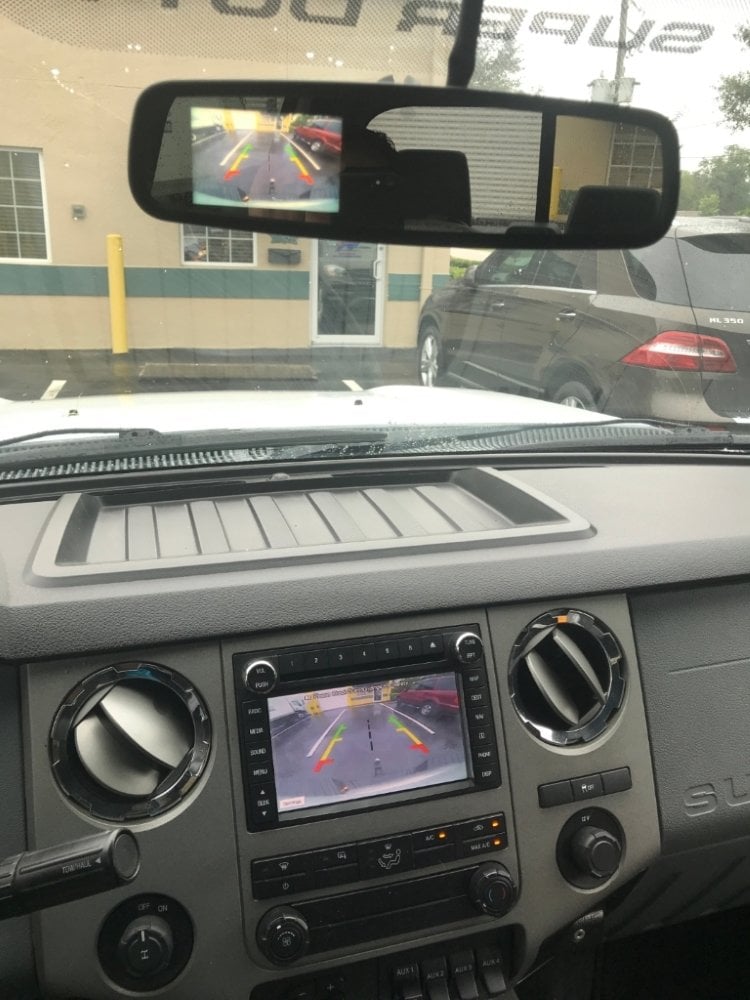 Ford F-150 camera rearview mirror kit