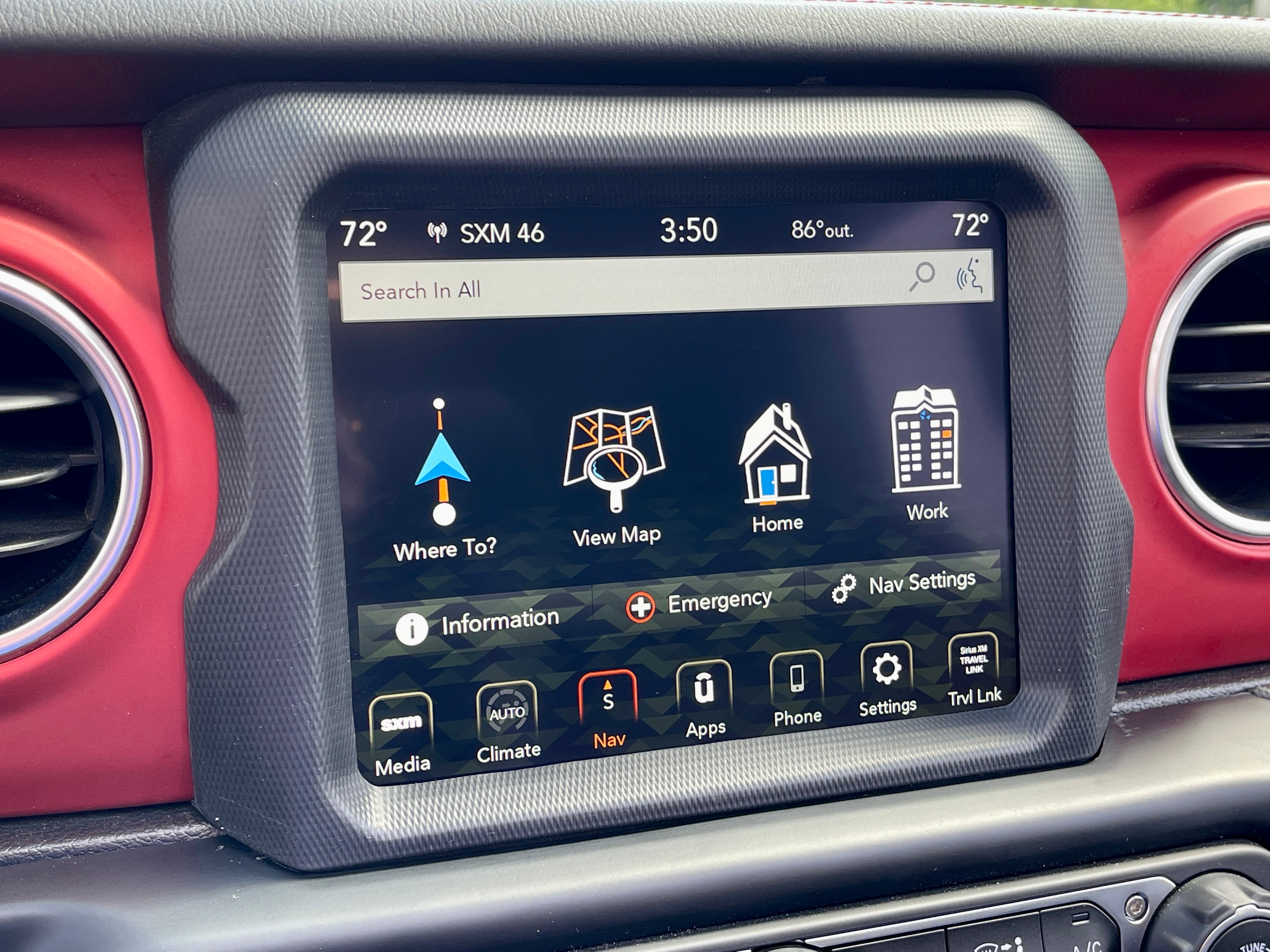 2018-2023 Jeep Wrangler JL Uconnect 4™ UAQ 4C NAV 8.4" Display with Apple CarPlay™ I Android Auto™
