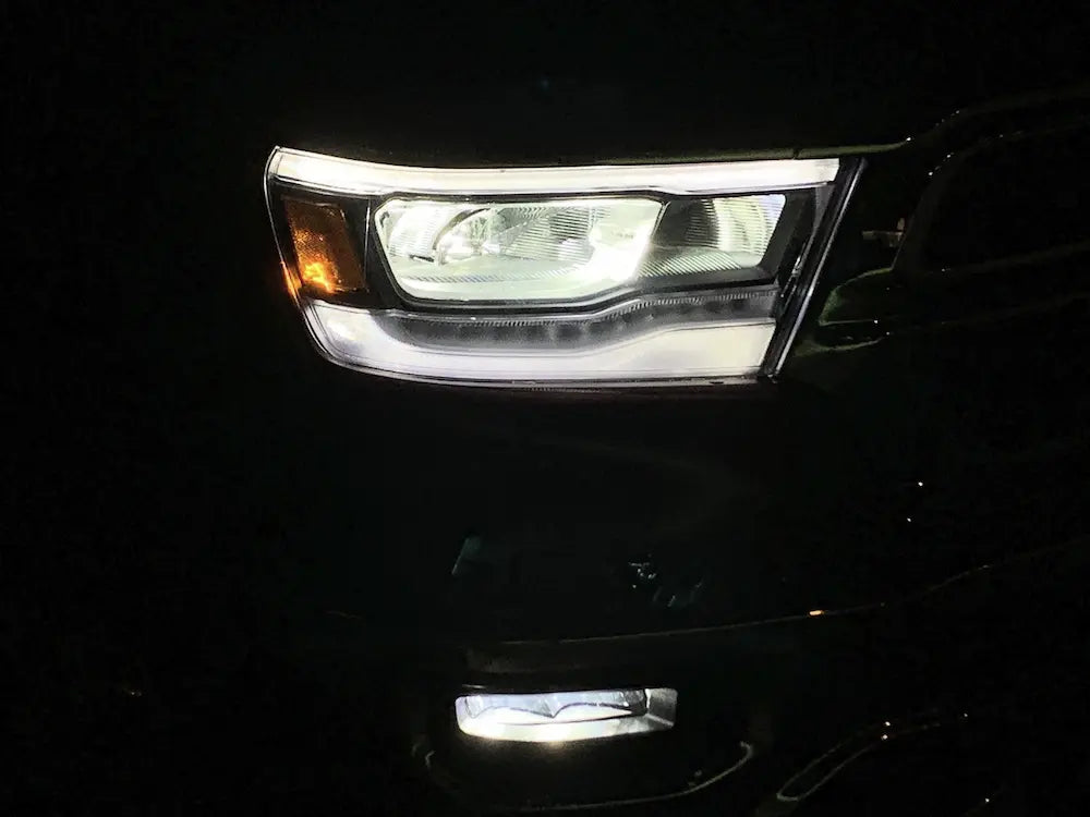 2019-2024 Ram 1500 Truck OEM Factory Halogen to LED Fog Light Upgrade Kit