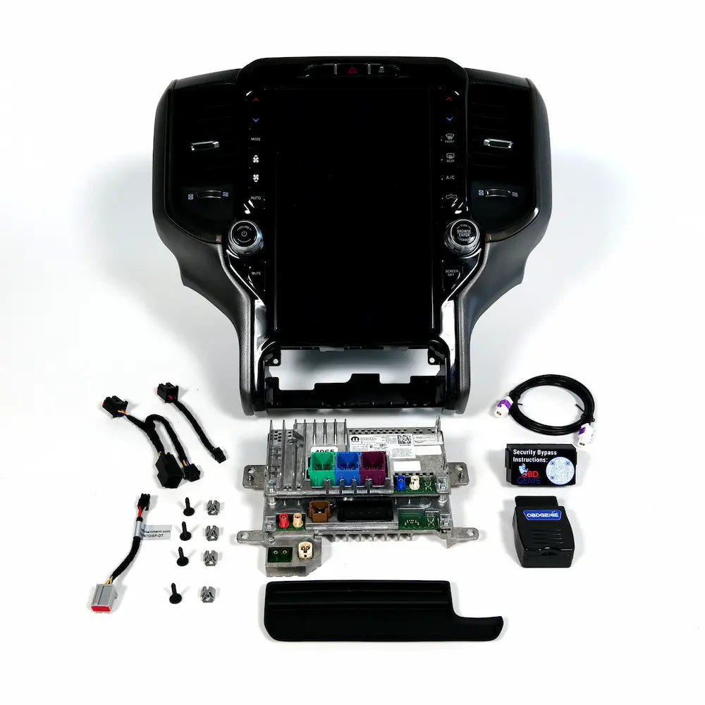 2019-2021 Ram 1500 Uconnect 5™ UBQ NAV 12" Display Retrofit with Wireless Apple CarPlay™ I Android Auto™