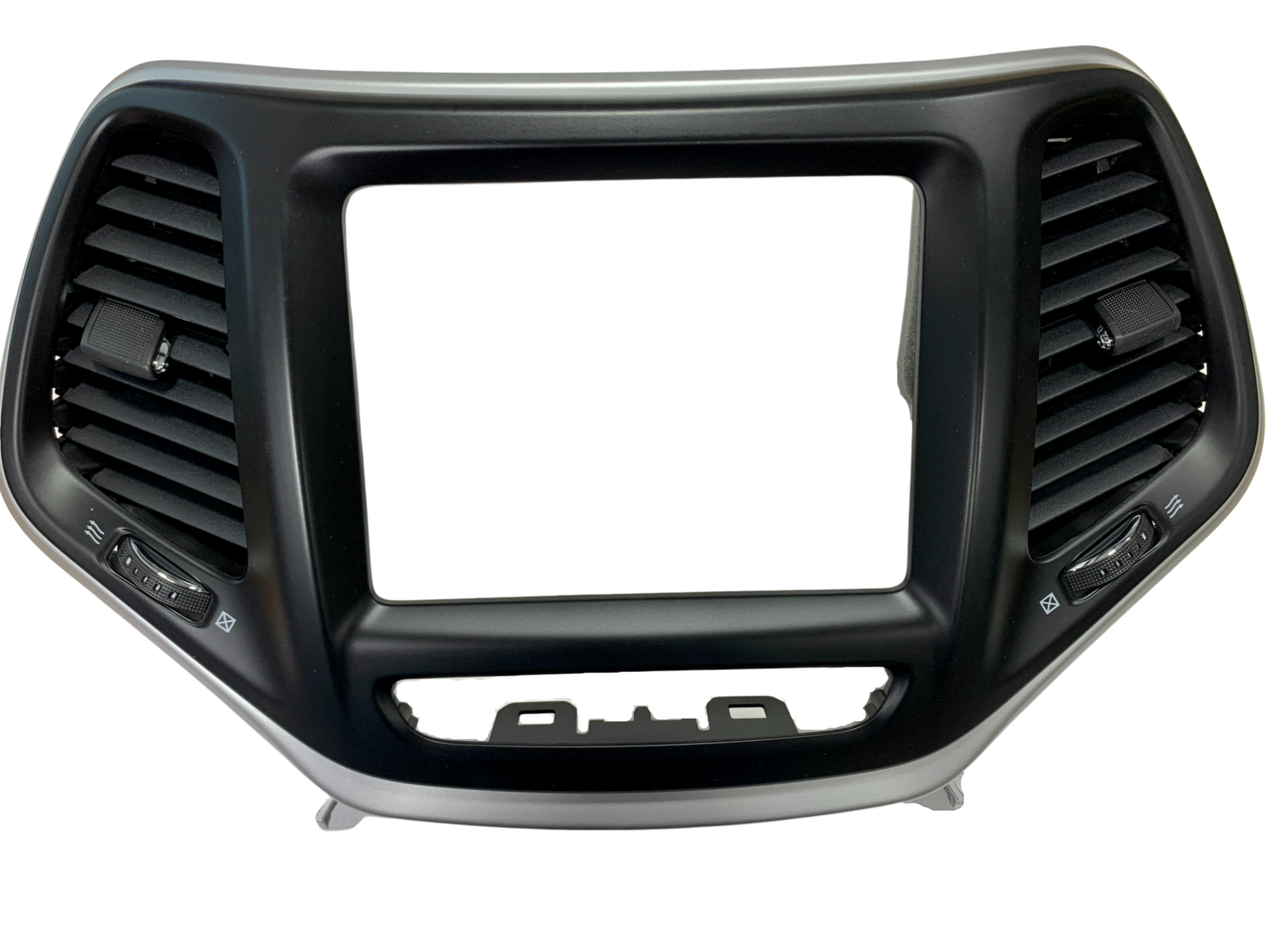 2014-2018 Jeep Cherokee 8.4-inch Uconnect Radio Bezel - Silver