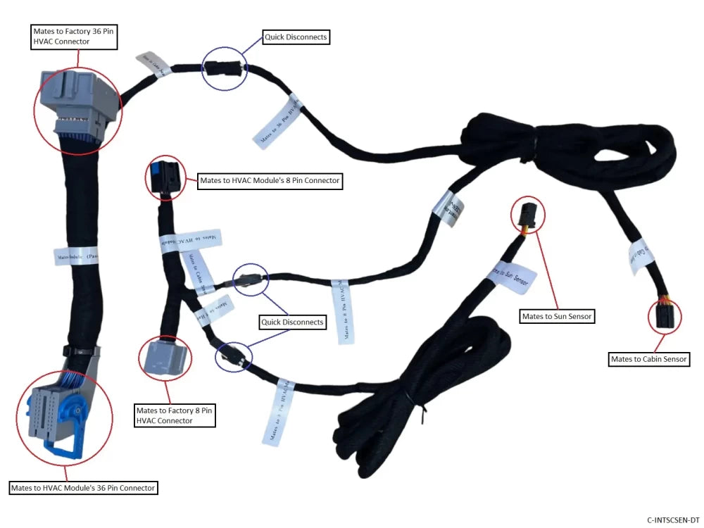 Jeep Wrangler JL, Gladiator JT, Ram DT Cabin and Sun Sensor Interface