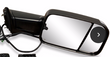2019-2024 Ram Heavy Duty 7x11-inch Power Folding BSM Tow Mirror (Textured Black) - Right Side