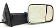 2013-2018 Ram Truck 7x11-inch Power Folding Tow Mirror (Chrome) - Right Side
