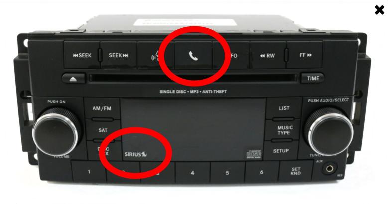 Mopar RES 130S CD Player featuring SiriusXM Radio - High Sp