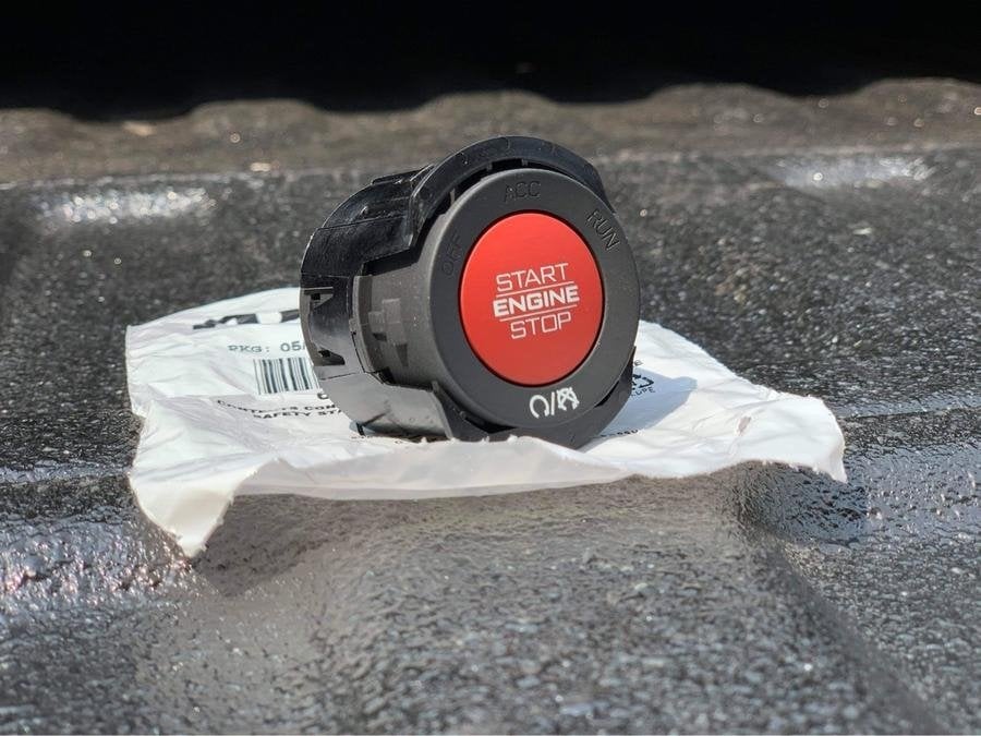 2019+ New Body Ram Truck Mopar Red TRX Style Push-to-Start Button Upgrade