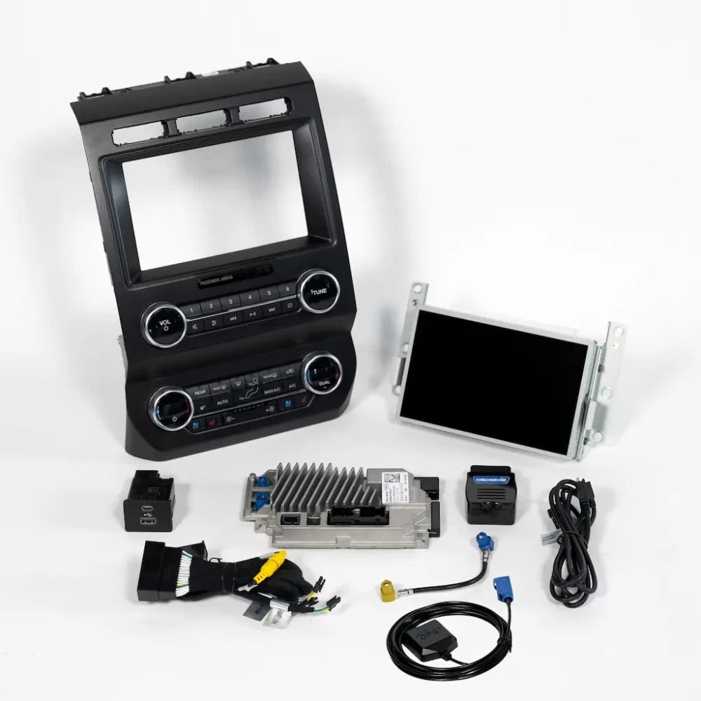 Ford F-150 Sync 4 8" Retrofit Upgrade Wireless Apple CarPlay Android Auto GPS Navigation