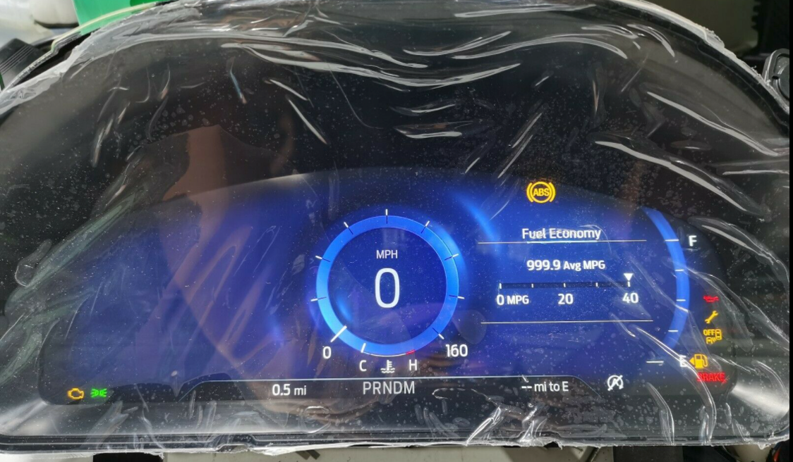 2020-2024 Ford Explorer 12-inch Full Digital Speedometer EVIC Instrument Panel Cluster