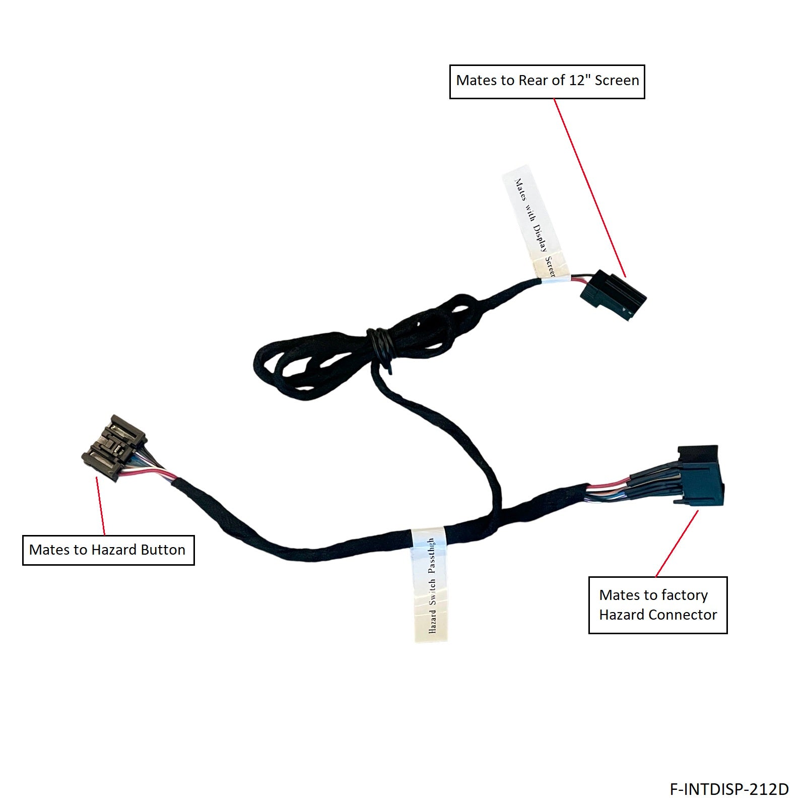 2021+ Ford Bronco 12-inch Display Harness