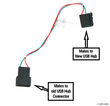 Ford Sync 3 Hub Adapter - Rectangle Plug - Example 15 F150