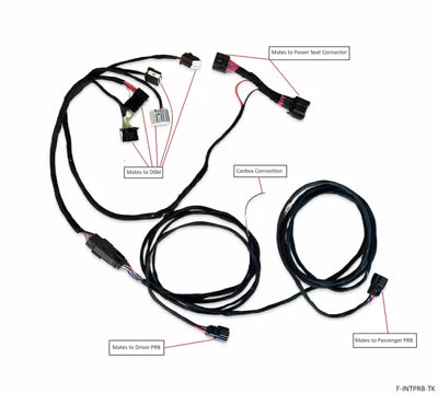 2023-2024 Ford F-250 SuperDuty Factory Power Running Retractable Boards Wiring Harness Interface