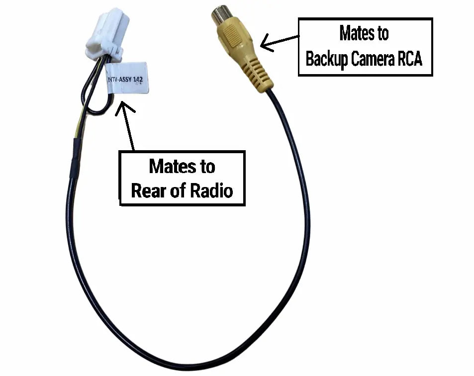 FCA Generation 1 REC Radio Backup Camera Interface