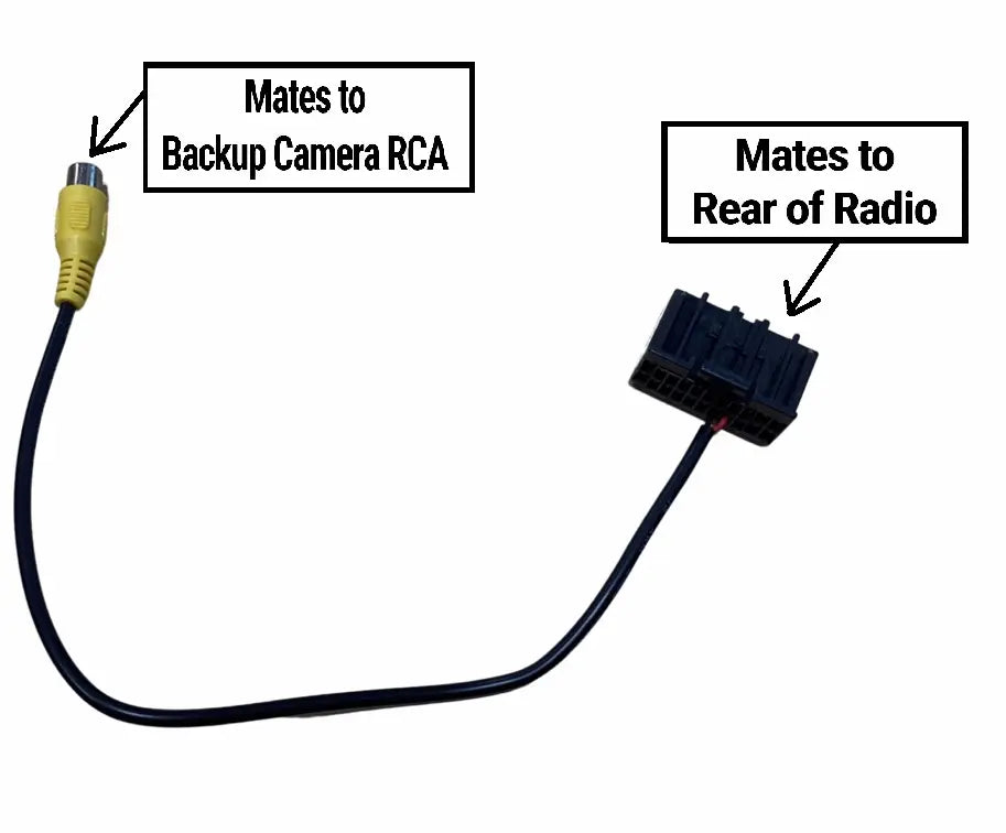 FCA Generation 3 RB5 RE2 Radio Backup Camera Interface