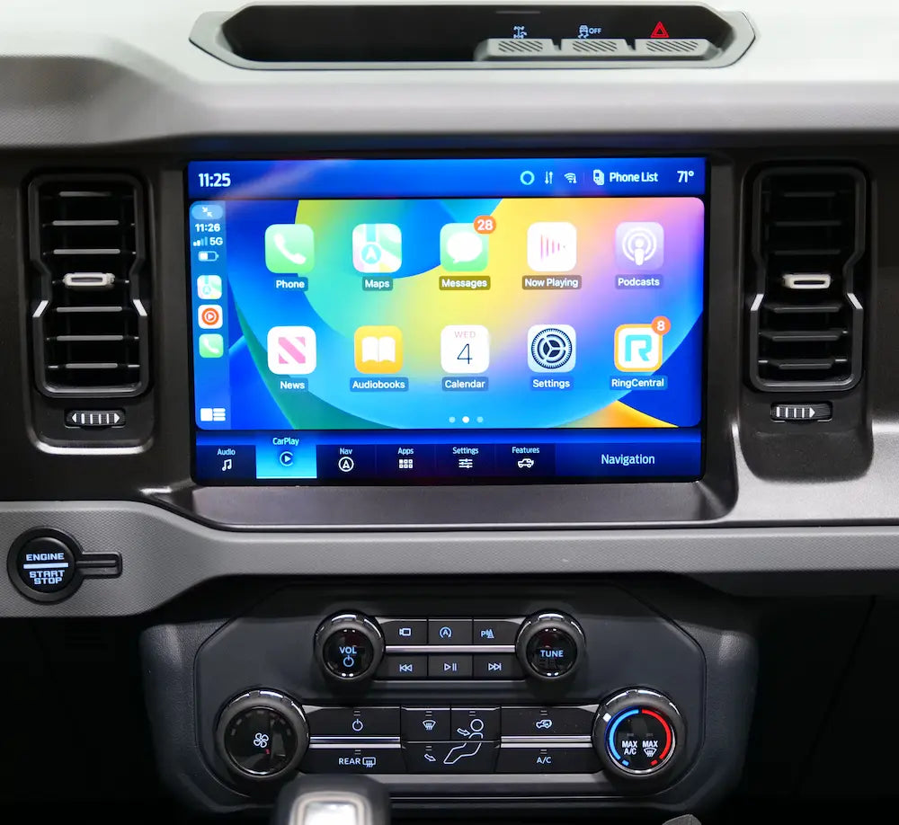 Ford Bronco 12 inch Sync 4 Upgrade