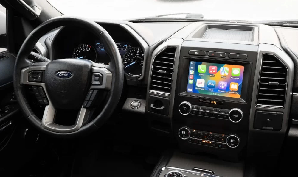 Ford Expedition 8inch Sync 4 GPS Navigation Touchscreen Retrofit Upgrade interior
