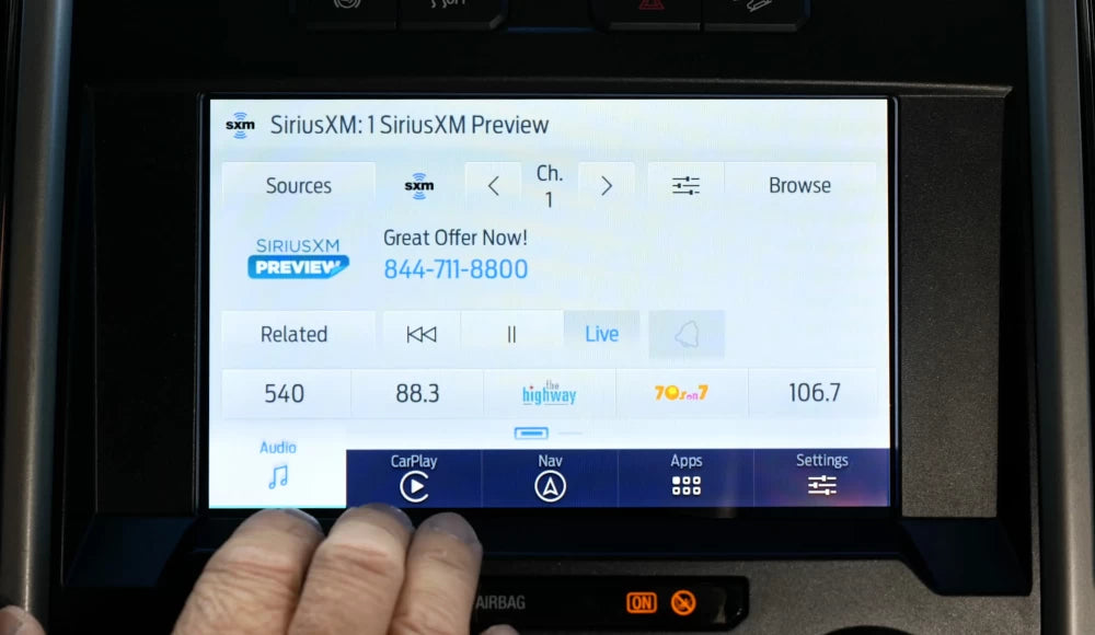 2013-2019 Ford Fusion and Edge Sync 4 SiriusXM X65 Upgrade