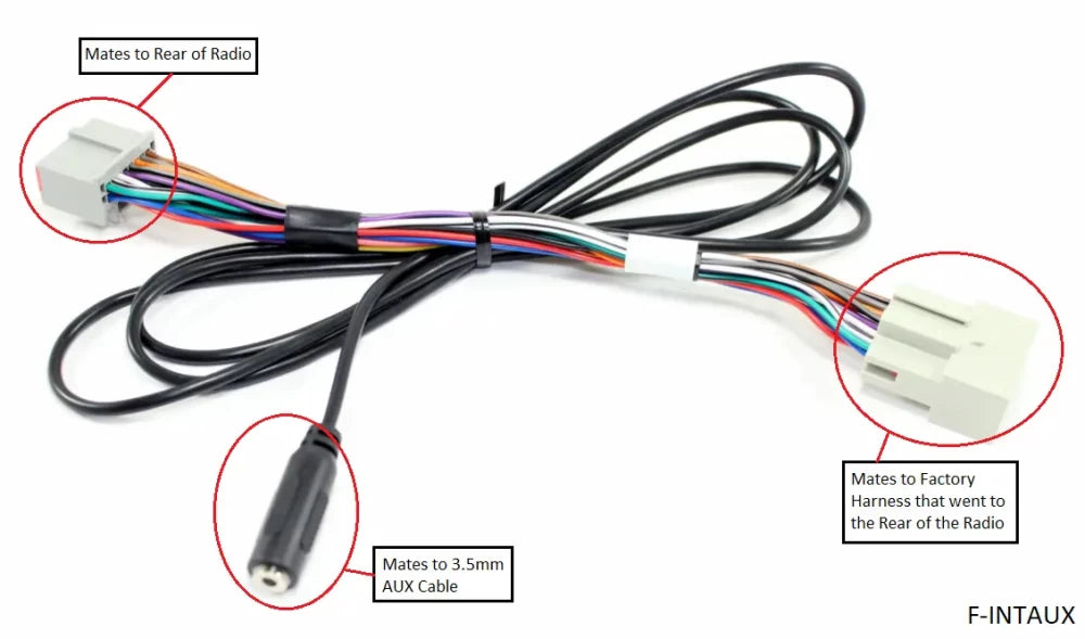 Ford Line In AUX Cable