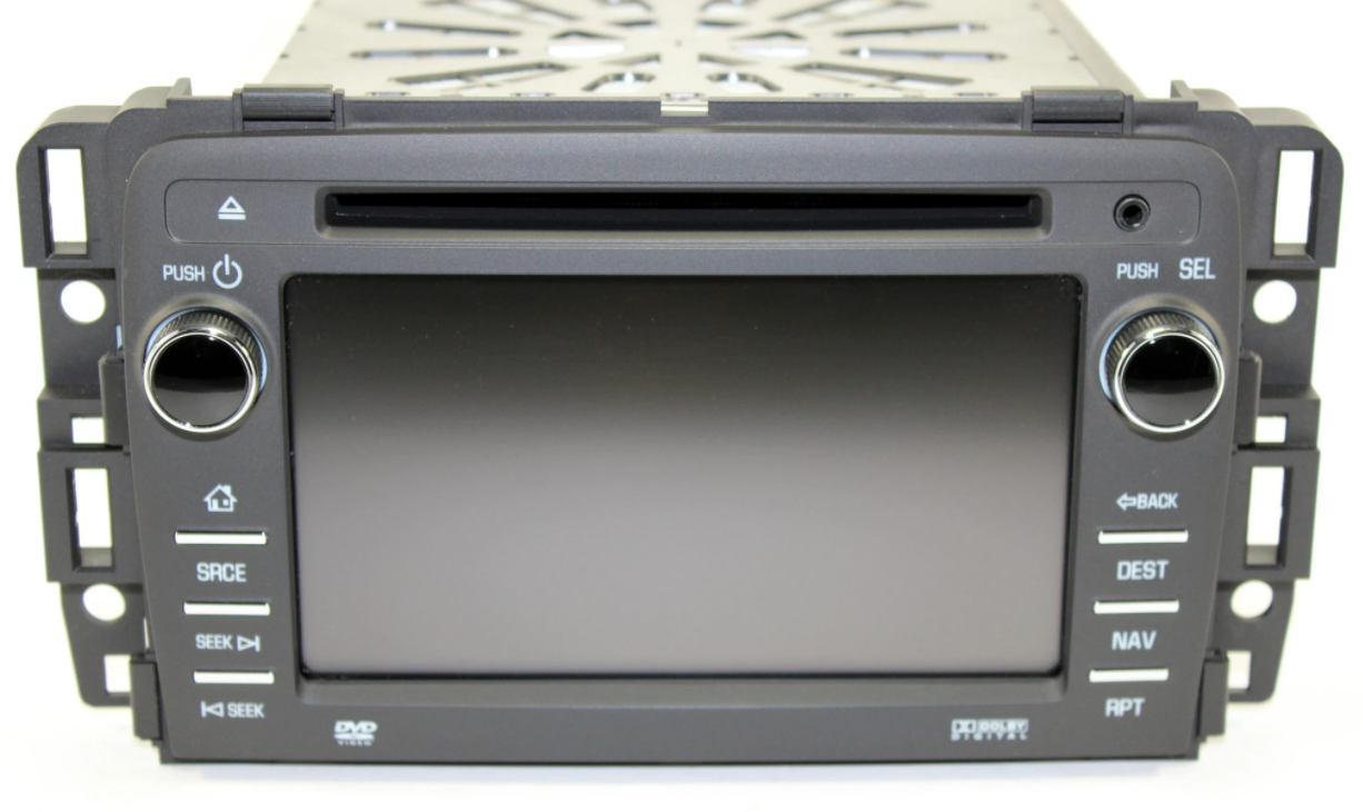 GM GPS Navigation Multimedia Radio by Delphi - Red LEDs