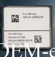 2011-2014 Cadillac Escalade "SuperNav" System SD Navigation Map Card
