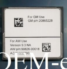 2011-2014 Cadillac Escalade "SuperNav" System SD Navigation Map Card