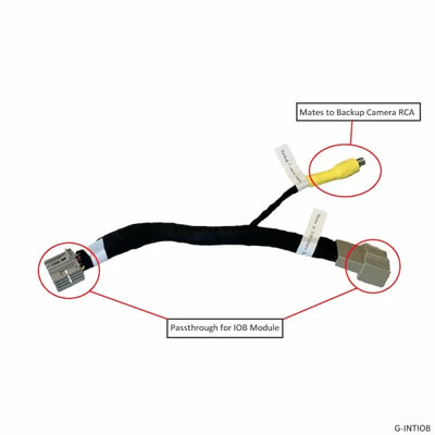 GM Backup Rear View Camera Interface for IOB Option Code