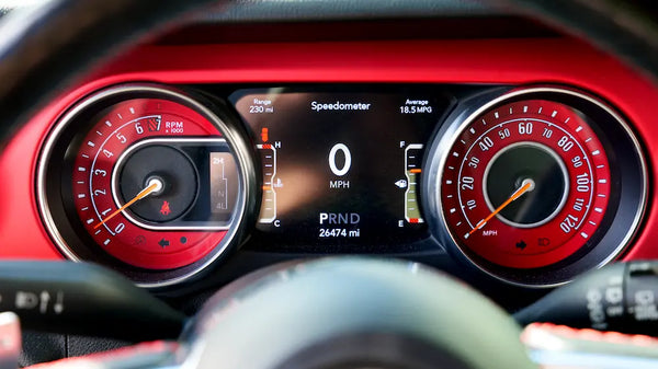 Jeep Wrangler EVIC cluster