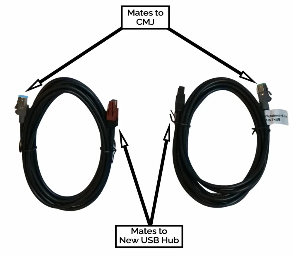 Mazda Hub USB Data Cables (2 Pieces)