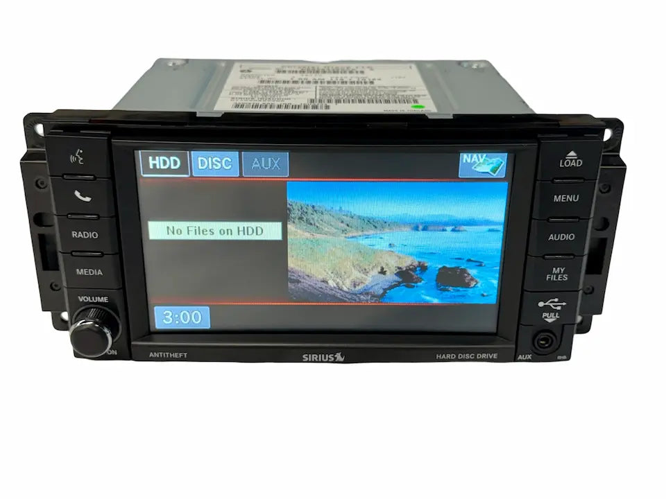 Mopar RHB 430N Garmin Navigation MyGIG Touchscreen Radio - High Sp Blue LED