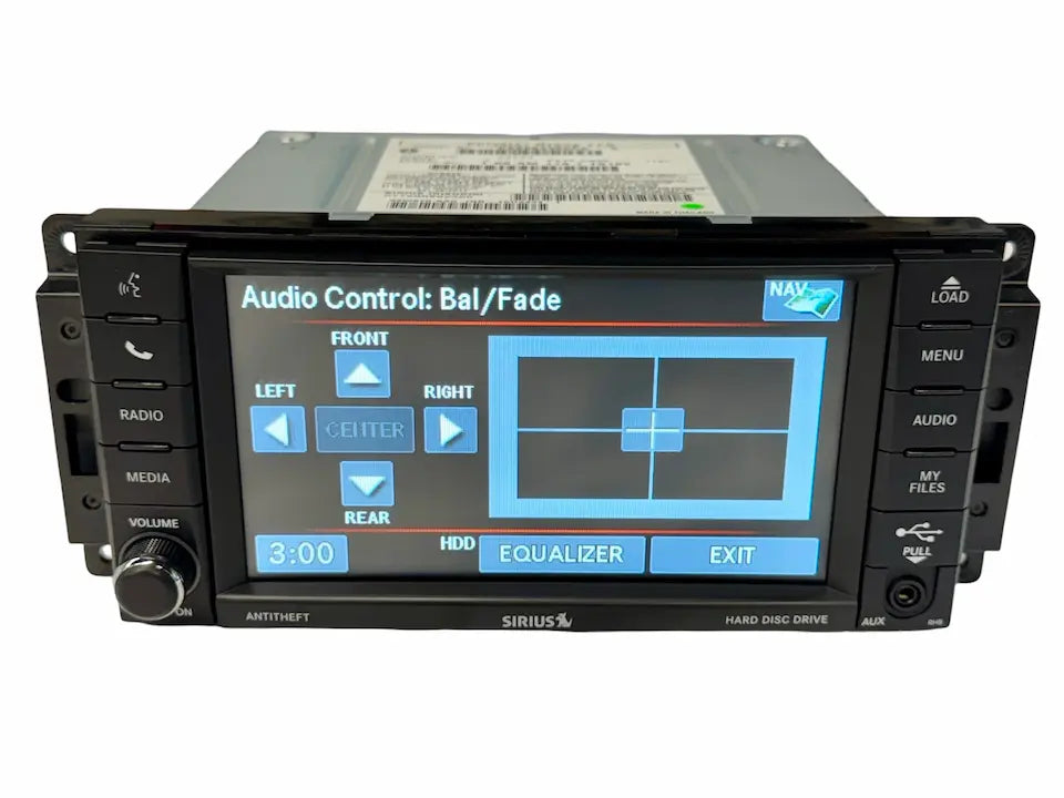 Mopar RHB 430N Garmin Navigation MyGIG Touchscreen Radio - High Sp Blue LED