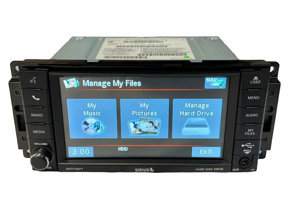 Mopar RHB 430N Garmin Navigation MyGIG Touchscreen Radio - High Sp Blue LED