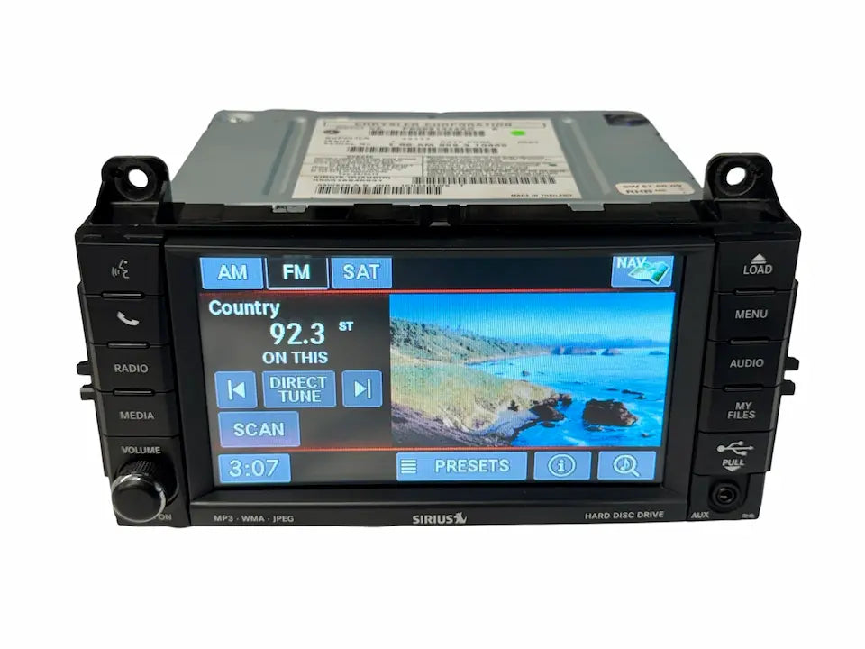 Mopar RHB 430N Garmin Navigation MyGIG Touchscreen Radio - High Sp Top Mt Blue LED