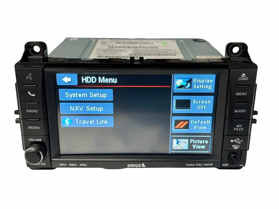 Mopar-RHB-430N-Garmin-Navigation-MyGIG-Touchscreen-Radio-High-Sp-Top-Mt-Blue-LED