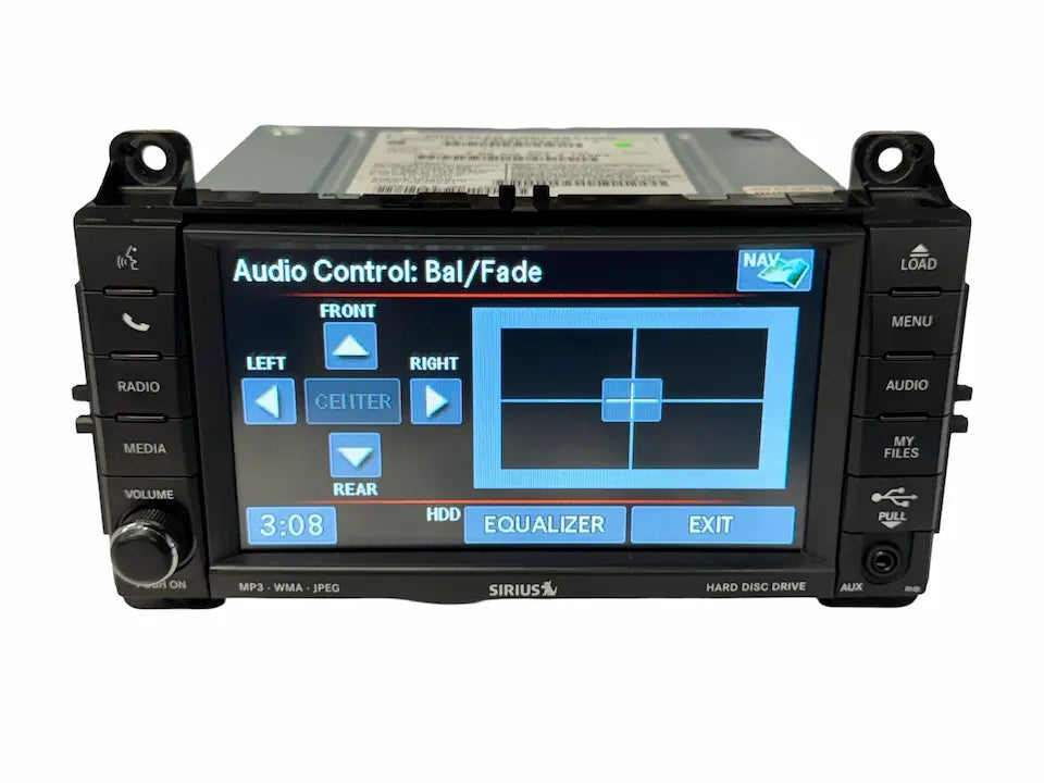 Mopar RHB 430N Garmin Navigation MyGIG Touchscreen Radio - High Sp Top Mt Green LED