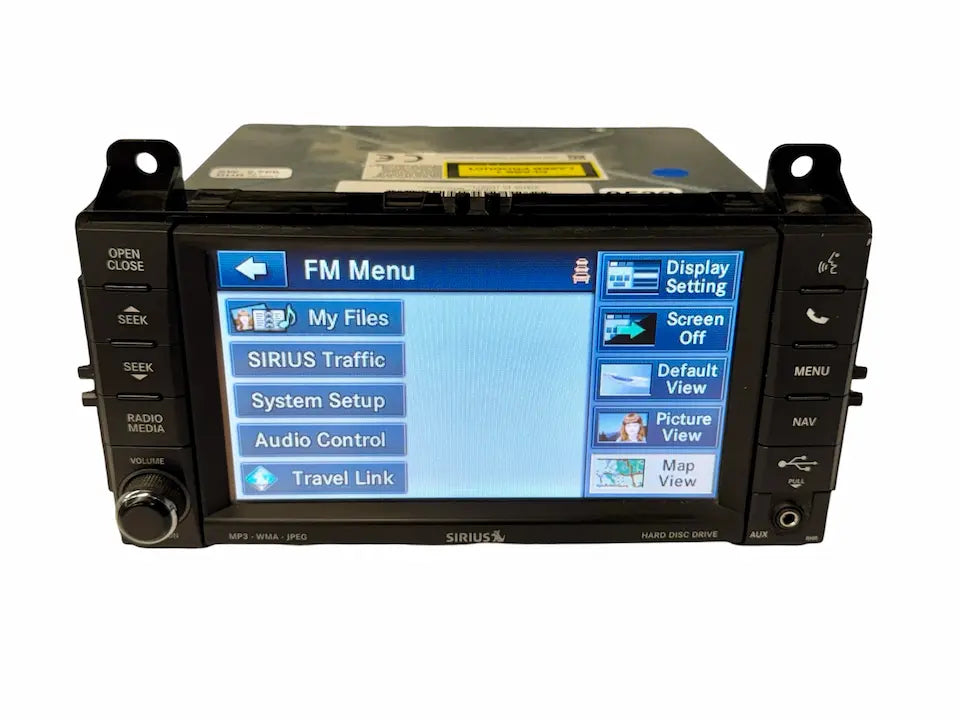 Mopar RHR 730N Navigation MyGIG Touchscreen Radio - High Sp Top Mt Green LED