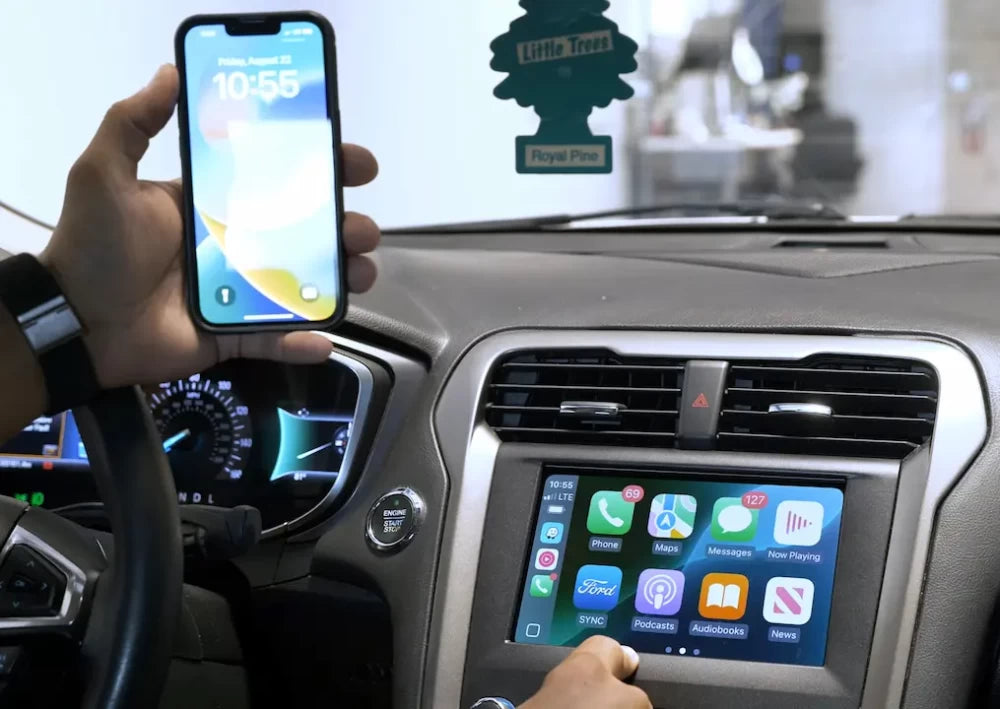 '13-'20 Ford Fusion 4" to 8" Sync 4 Touchscreen Upgrade w/ Wireless Apple CarPlay &amp; Android Auto