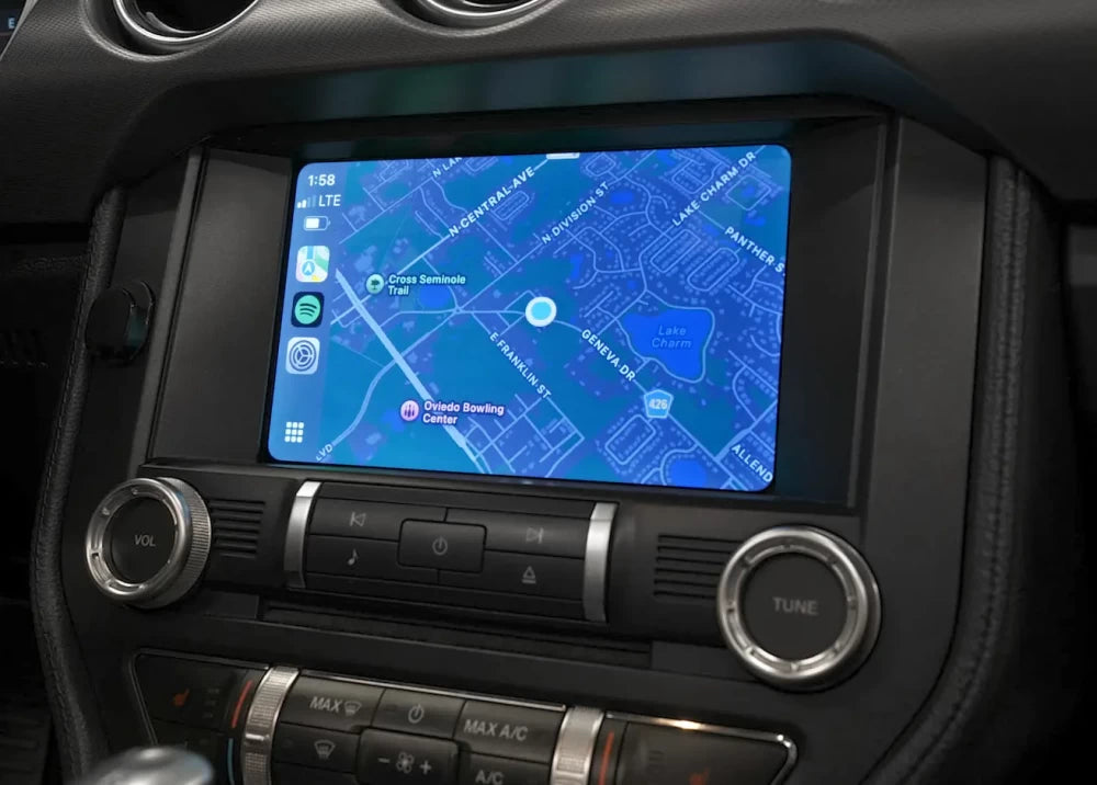 OEM 8 inch Sync 4 Ford Mustang Upgrade Navigation 1