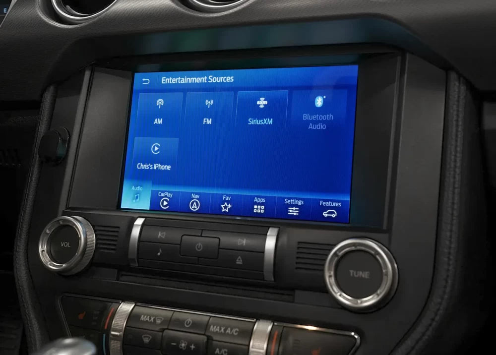 '15-'23 Ford Mustang 4" to 8" Sync 4 Touchscreen Upgrade w/ Wireless Apple CarPlay &amp; Android Auto